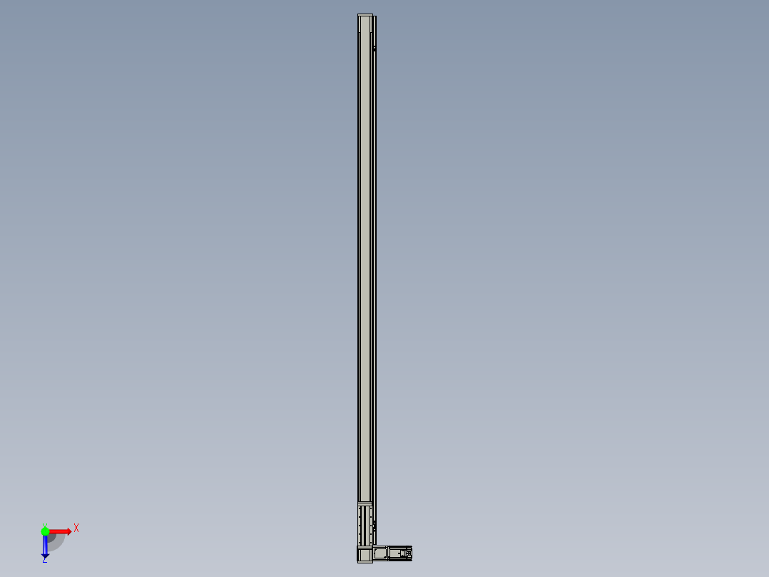 欧规系列-LB8-L150-S2500-BL-ZP75-C3俯视图