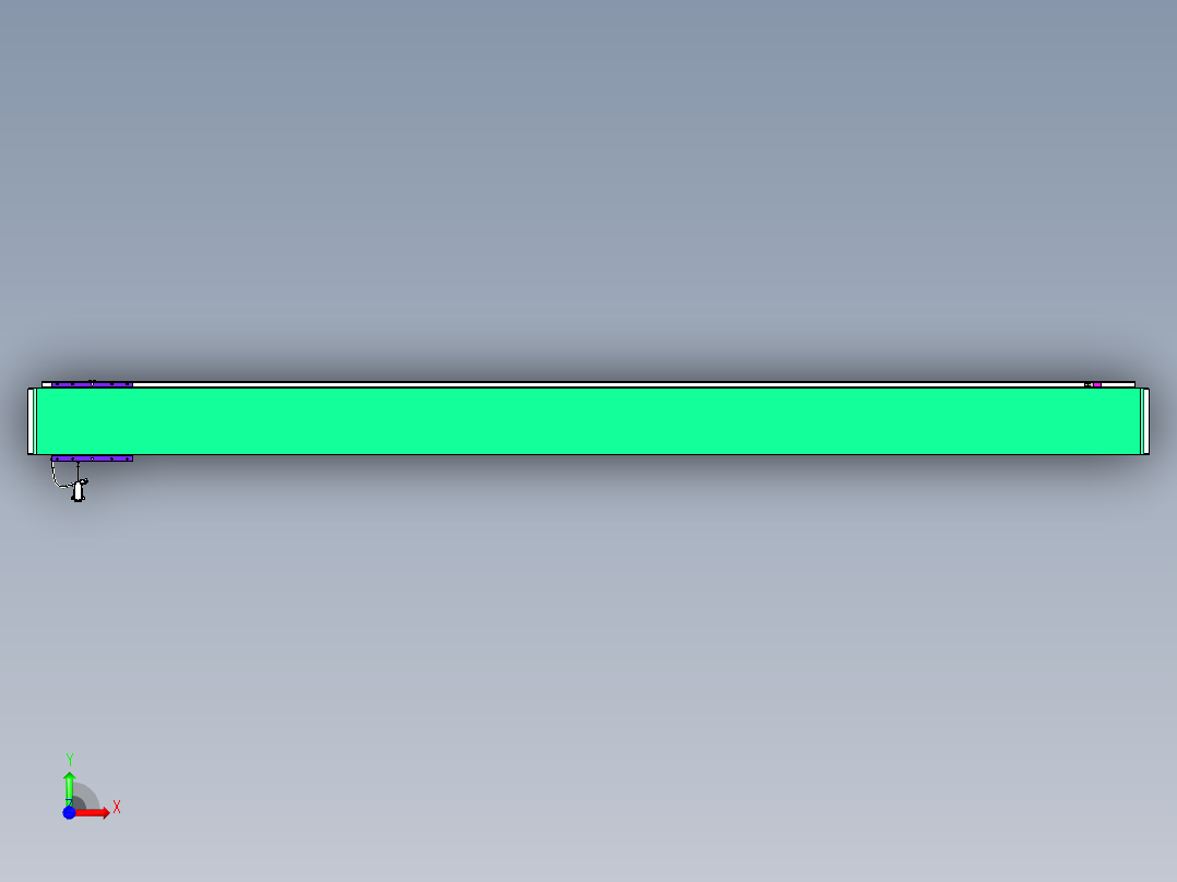 威洛博VL系列直线电机模组-VL17E3-S2550前视图
