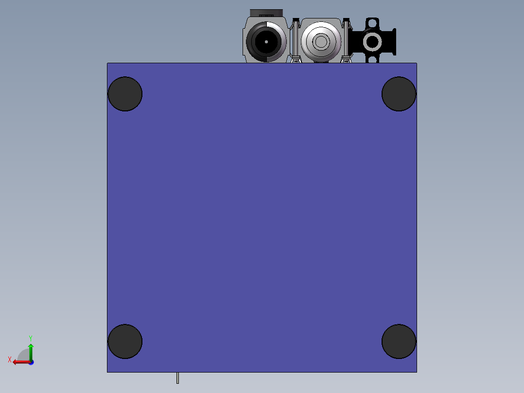 瓶装压缩机sw18可编辑后视图