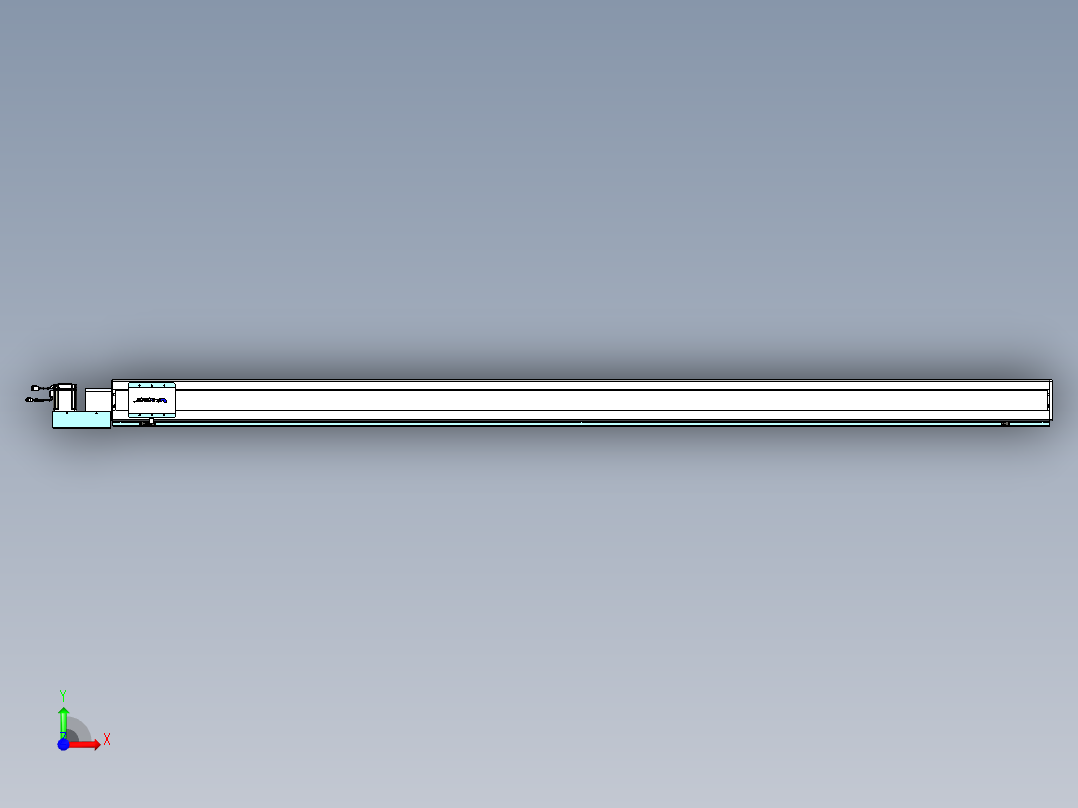 威洛博VBC同步带传动一无尘环境VBC14-L45-S2900-BL-ZP75-C3前视图