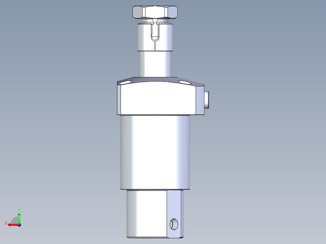 KOSMEKLHA0550-CLN多系列多零件图纸模型后视图