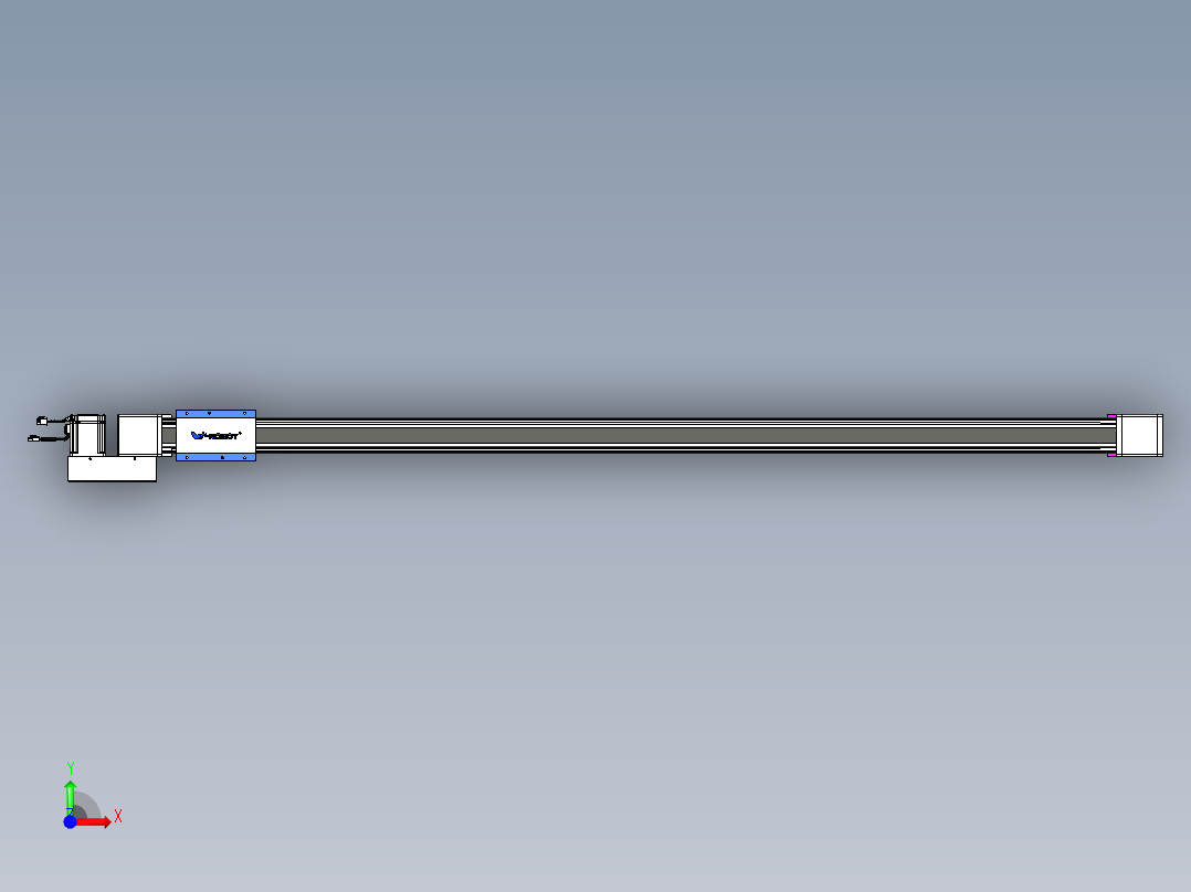 威洛博LB.GB同步带传动--欧规系列GB8-L96-S1900-BL-P75前视图