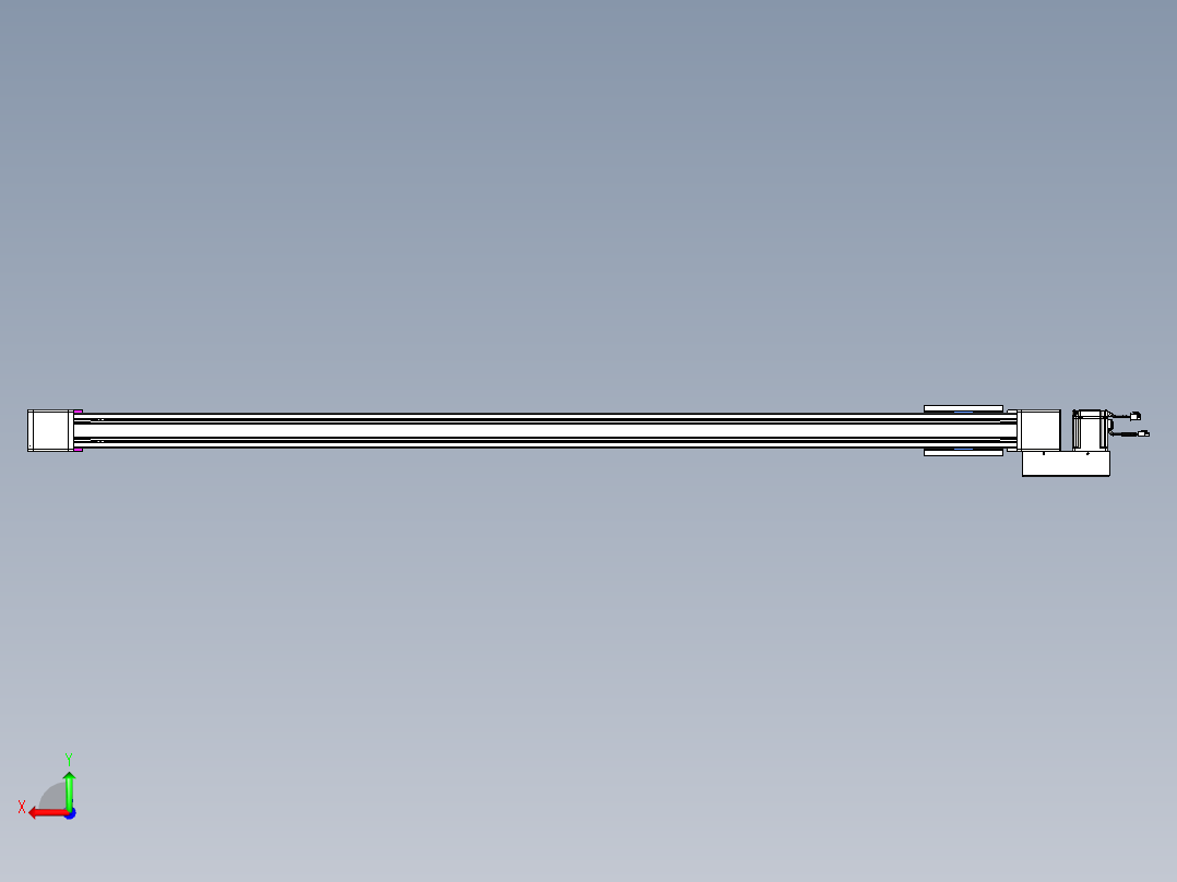 威洛博LB.GB同步带传动--欧规系列GB8-L96-S1900-BL-P75后视图