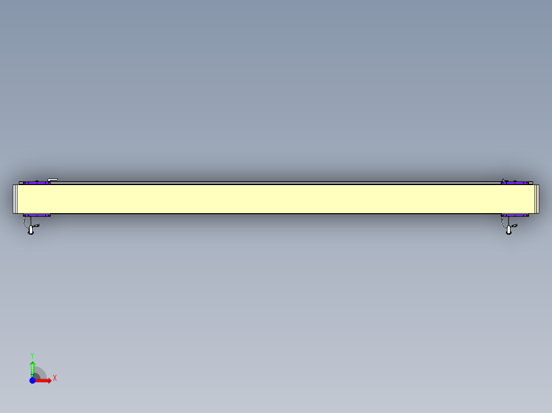 威洛博VL系列直线电机模组-2VL17E2-S2600前视图