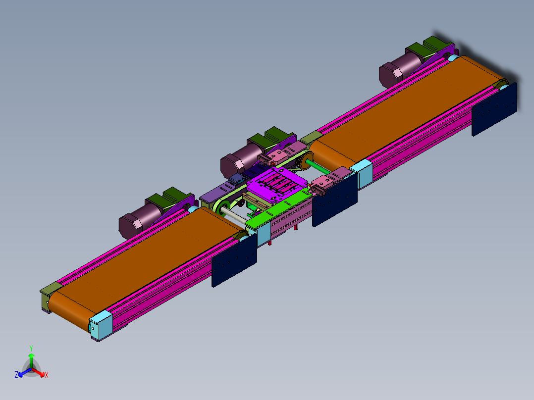 托盘片基带皮带运输流水线
