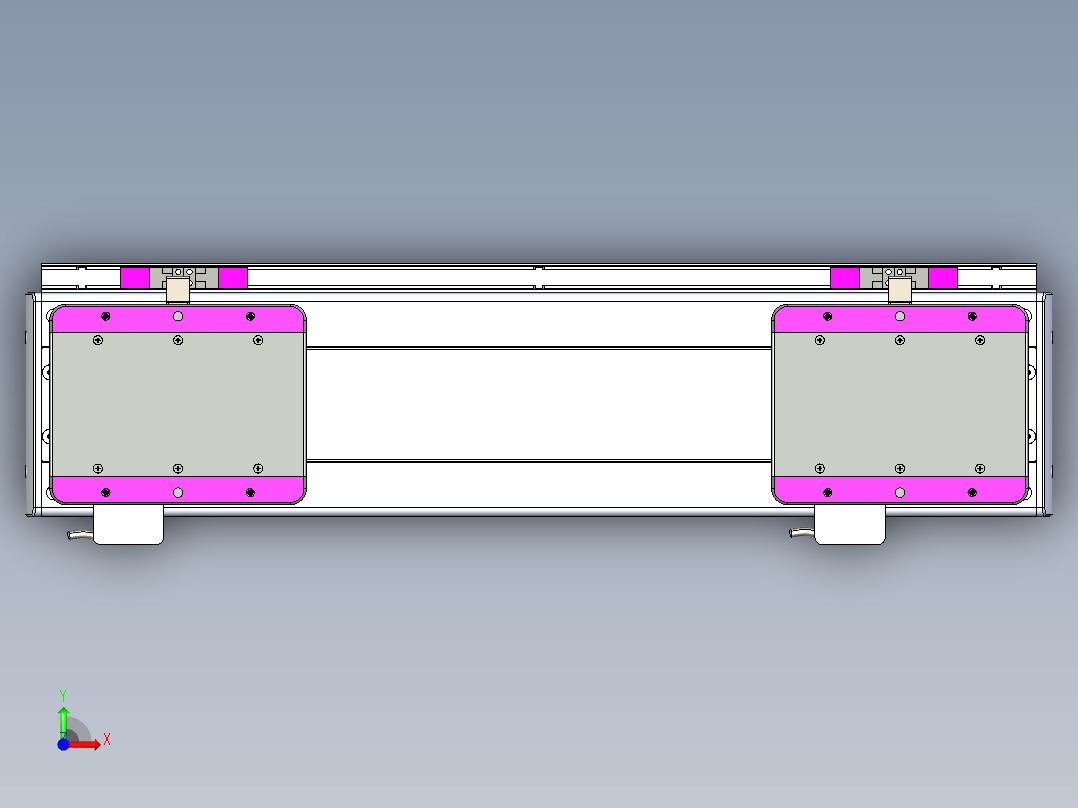 威洛博LC系列3d模型模组2LC14S1Y-S250前视图