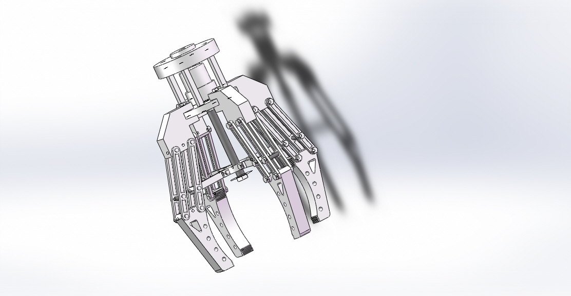救援搜救机器人三维模型