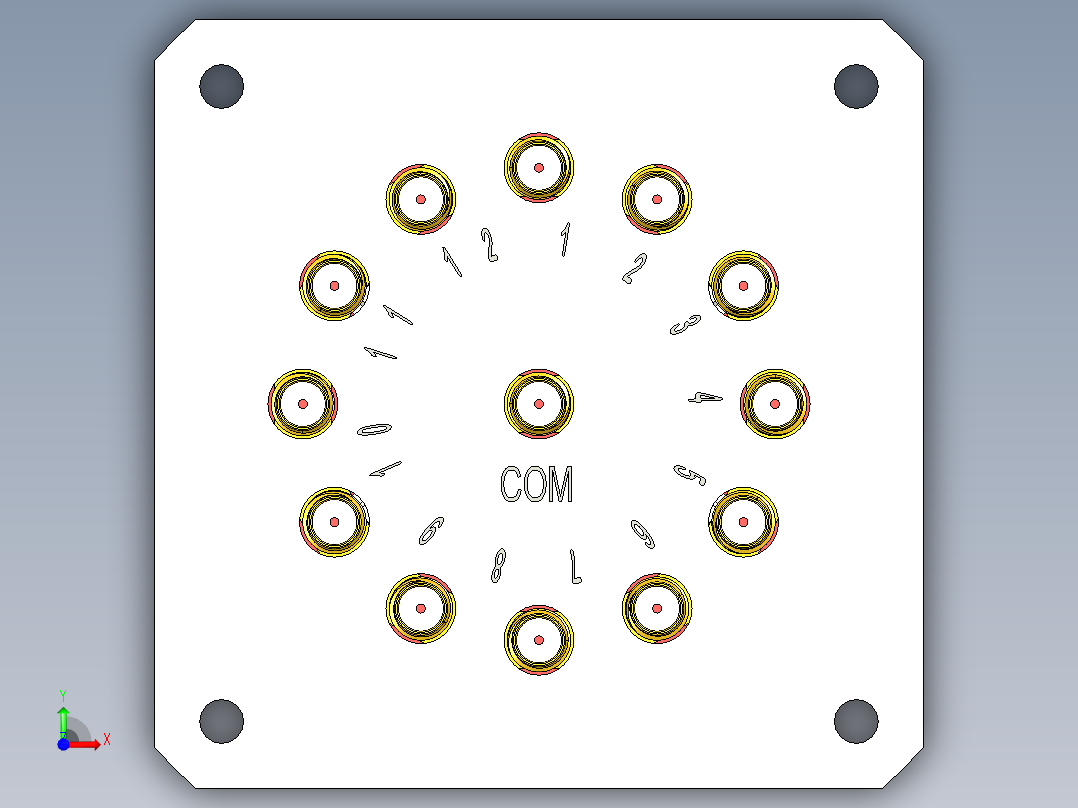 SMA接口25前视图