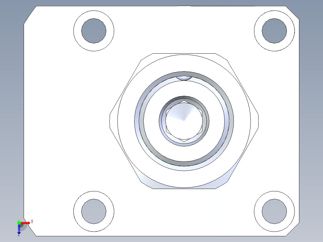 KOSMEKLHA0480-SLM多系列多零件图纸模型俯视图