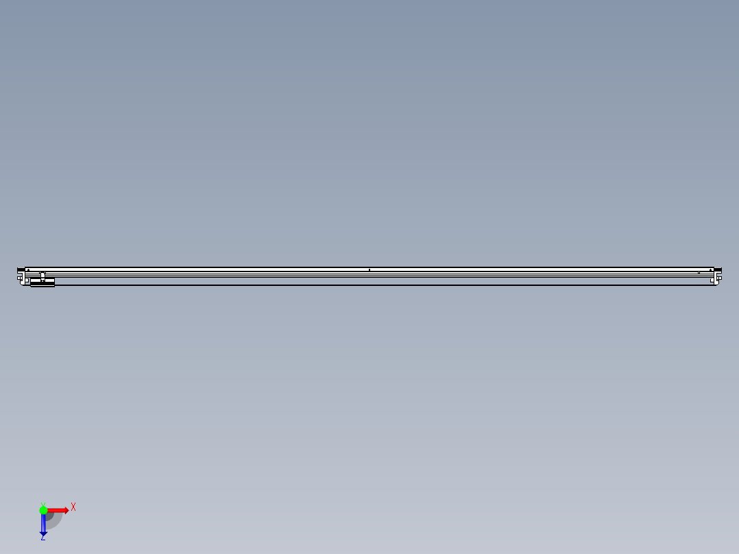 威洛博VL系列3d模型模组VL17E1Y-S3000俯视图