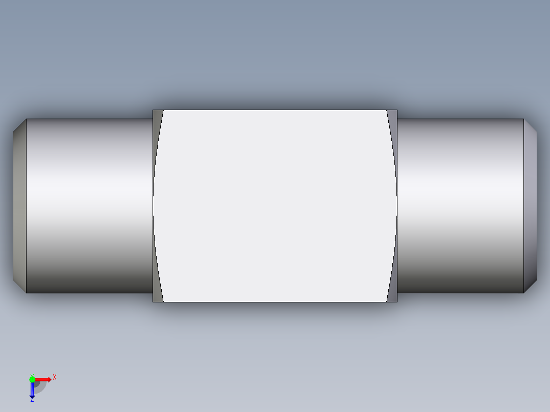 卡套式工业通用硬管接头EO_Male_stud_run_tee_TE06LLRCFX俯视图