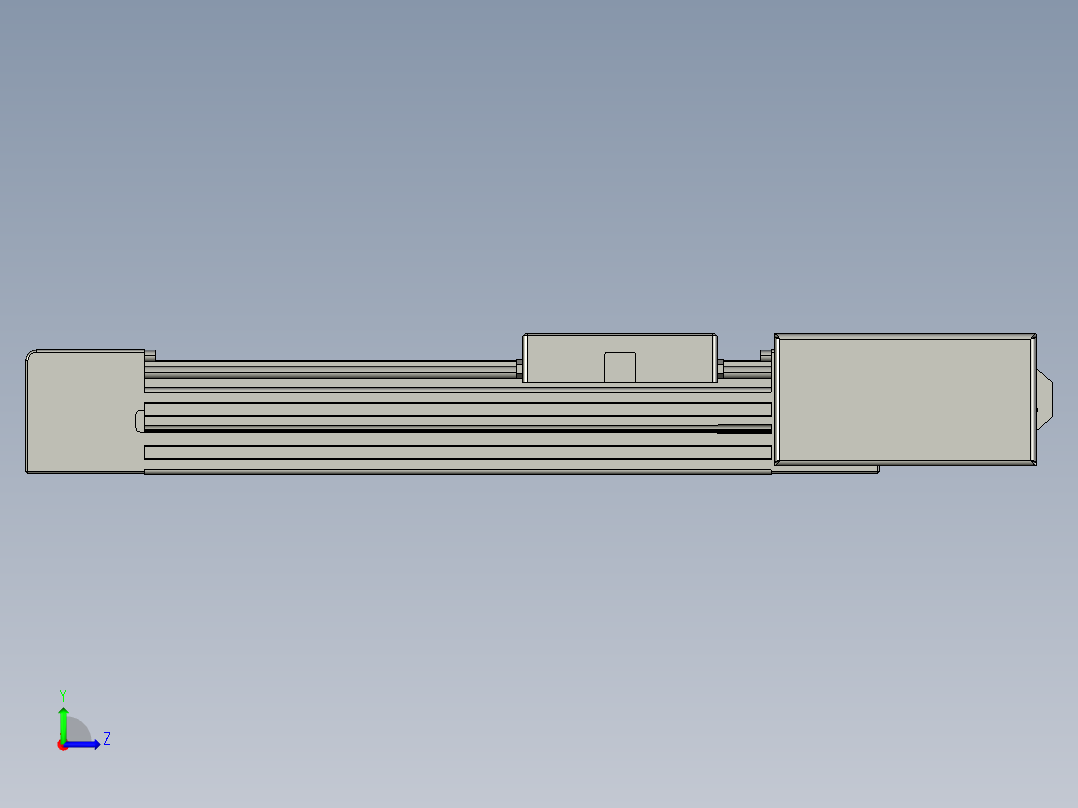 威洛博直线电机模组EB4-L40-S150-BR-57-MS3左视图