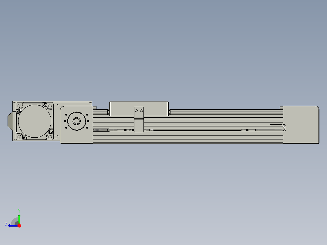 威洛博直线电机模组EB4-L40-S150-BR-57-MS3右视图