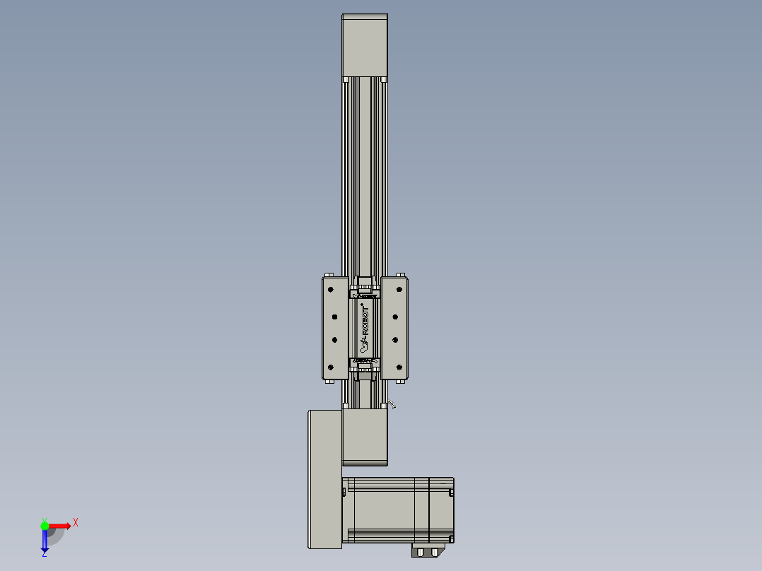 威洛博直线电机模组EB4-L40-S150-BR-57-MS3俯视图