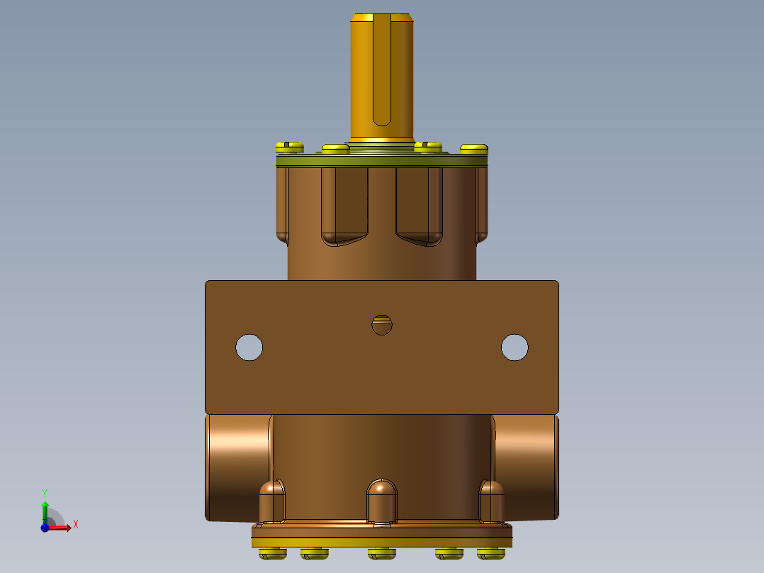 船泵3D模型前视图