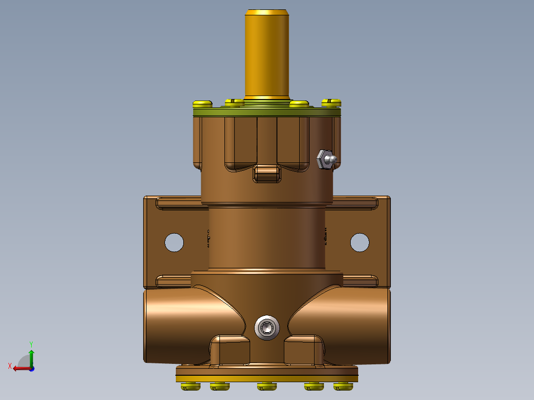 船泵3D模型后视图