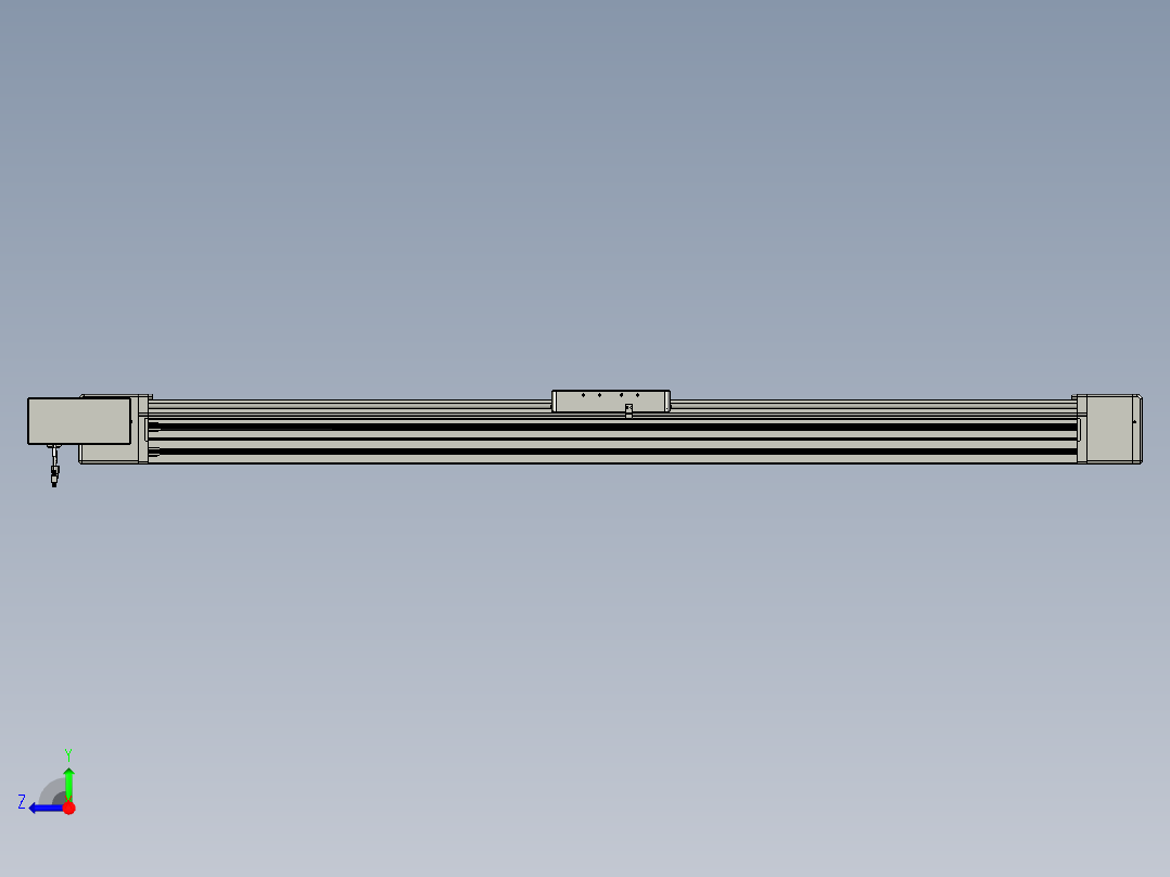 威洛博直线电机模组EB20-L224-S1600-BL-ZP75-MS3-5K右视图