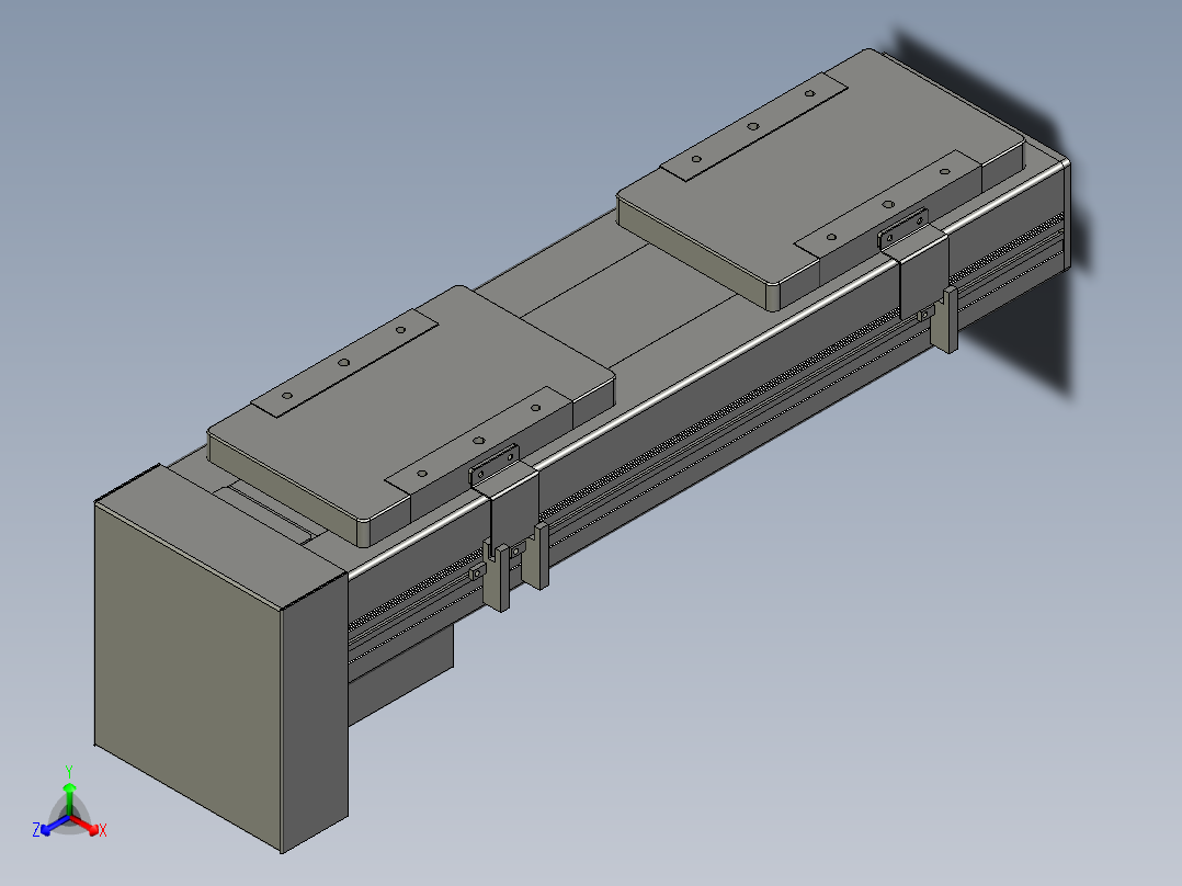 直线模组LHC14-S250-D设计图纸