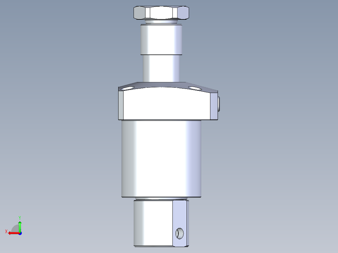 KOSMEKLHA0650-GRN多系列多零件图纸模型后视图