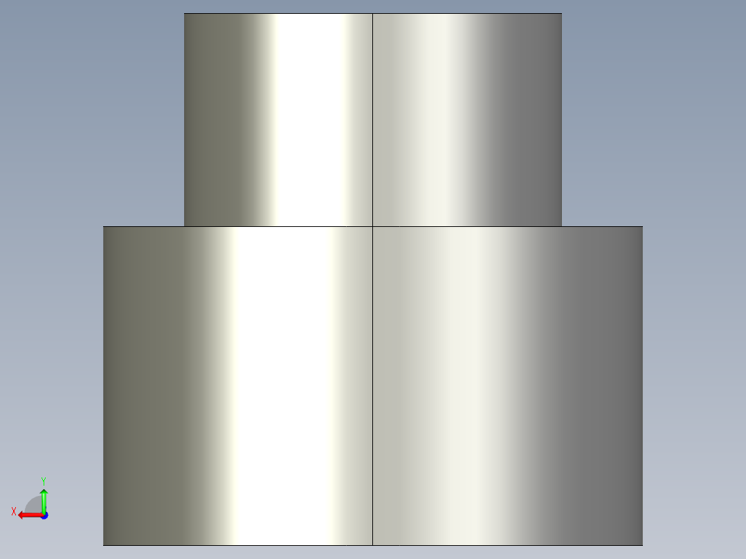 船舶管路系统SeaCor_ReducerCoupling_SxS_37J129250_2in x 1.25in后视图