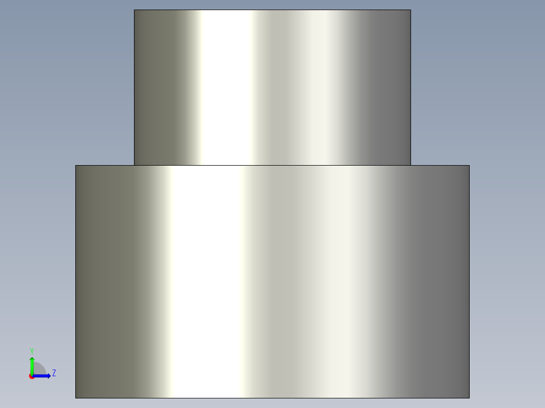 船舶管路系统SeaCor_ReducerCoupling_SxS_37J129250_2in x 1.25in左视图