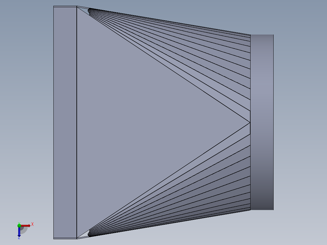 天方地圆变径接头俯视图