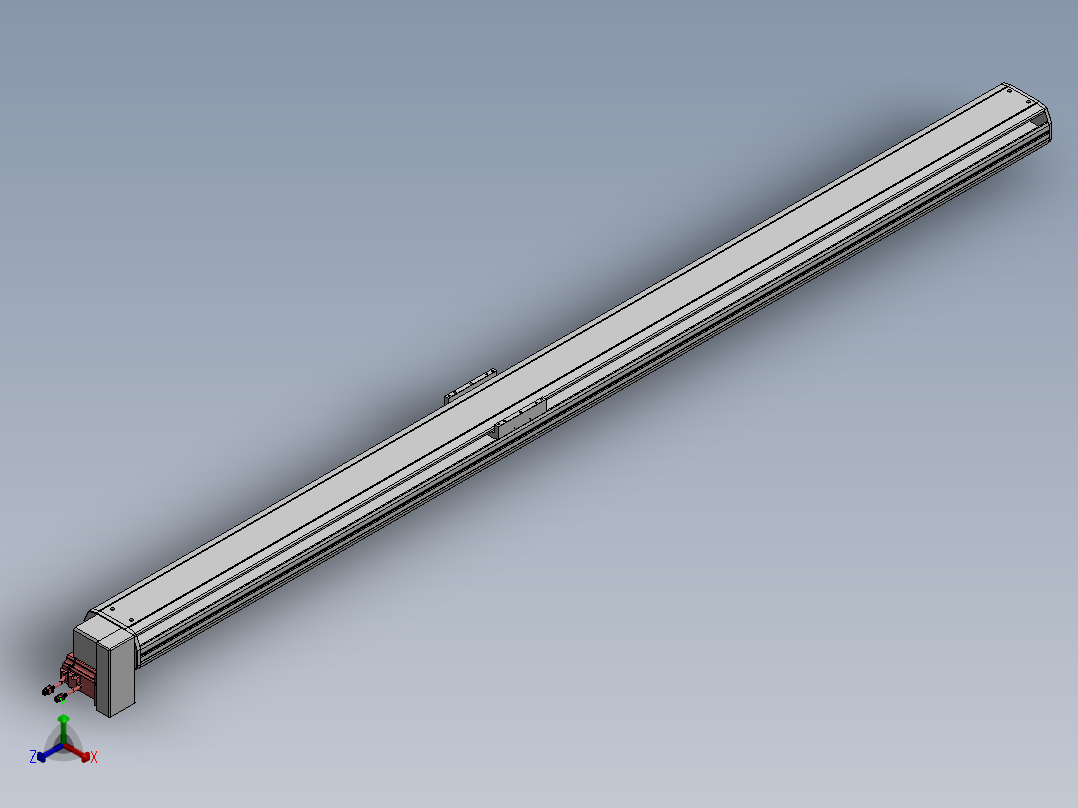 精密模组MT170-L125-2600-RD-M75-C4正等轴测图