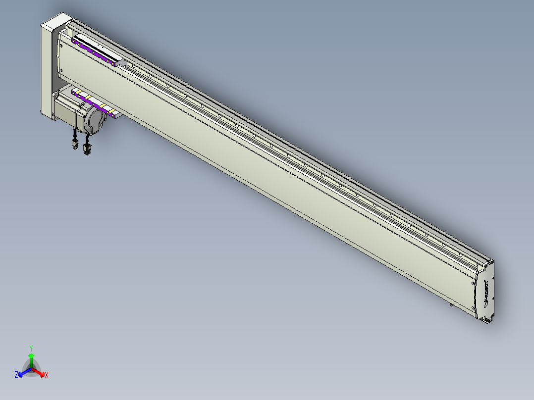 威洛博QF17-Lxx-C-S1200-BL-ZP75-C3正等轴测图