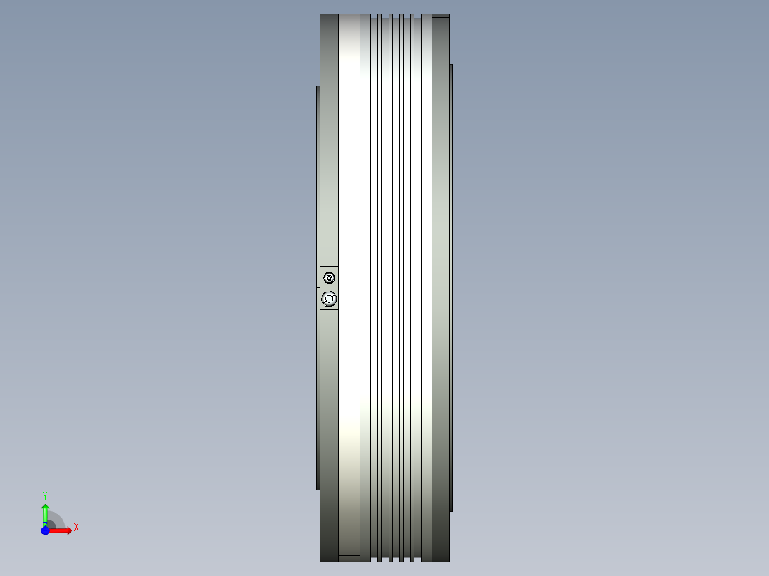 760-5000直驱电机前视图