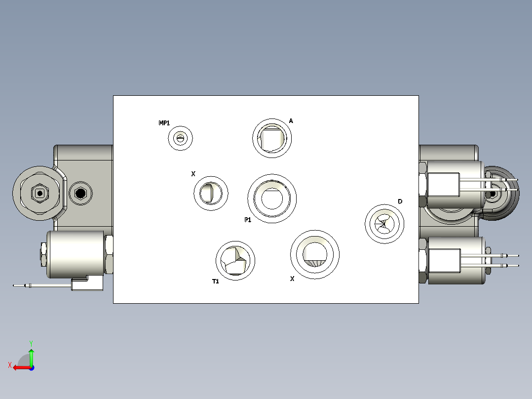 液压集成块338952===33后视图