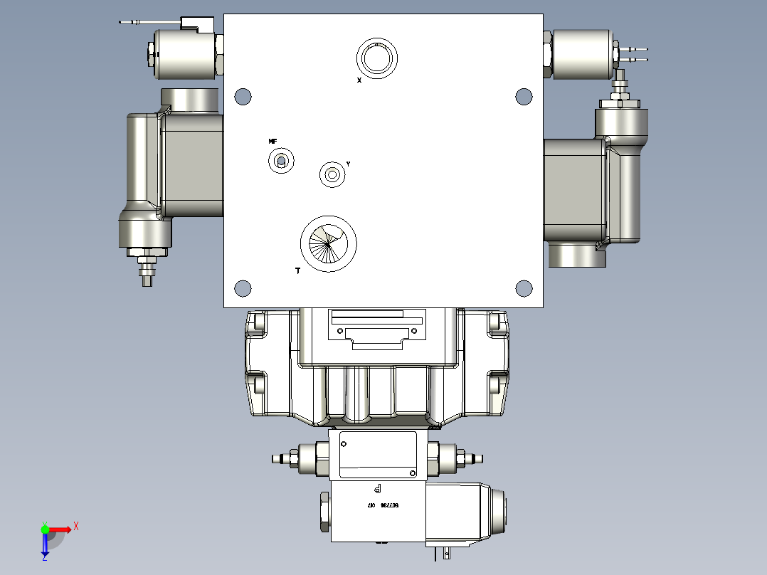 液压集成块338952===33俯视图