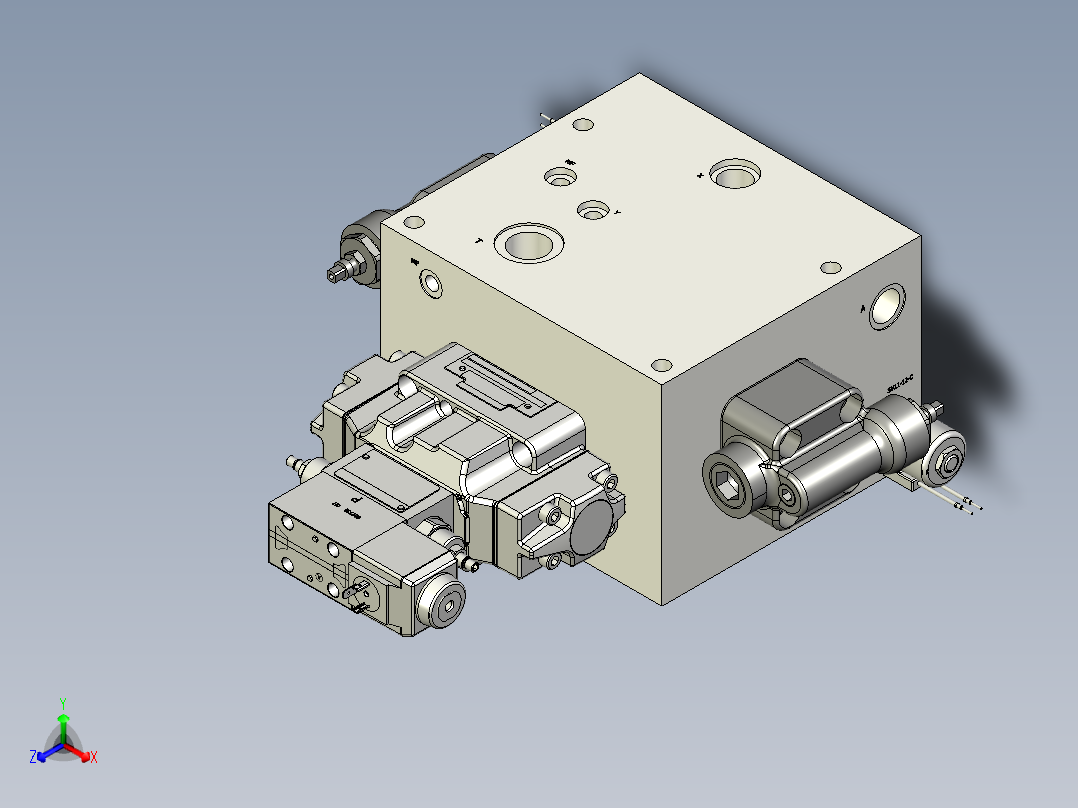 液压集成块338952===33正等轴测图