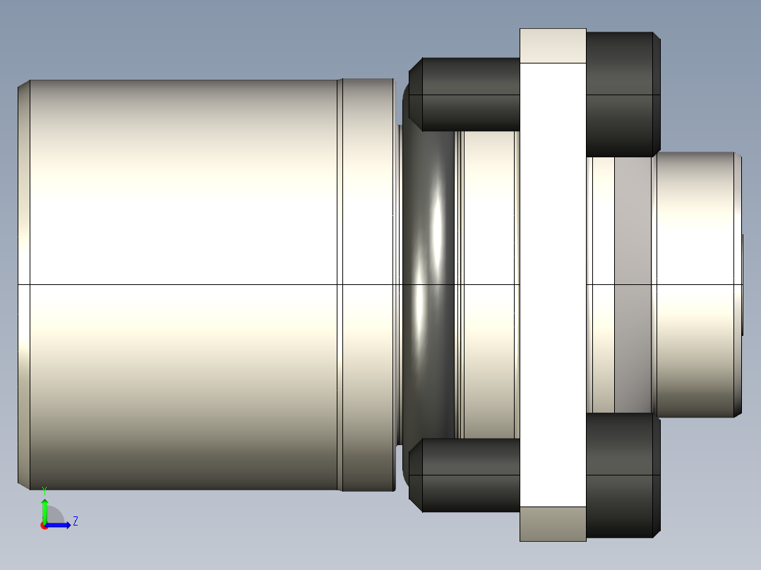 KOSMEKBFP2x0-0多系列多零件图纸模型多系列多零件图纸模型左视图