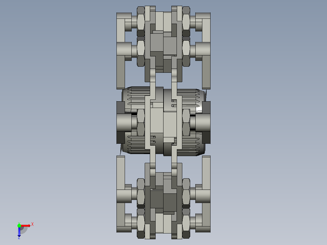 镜头盖组装工装俯视图