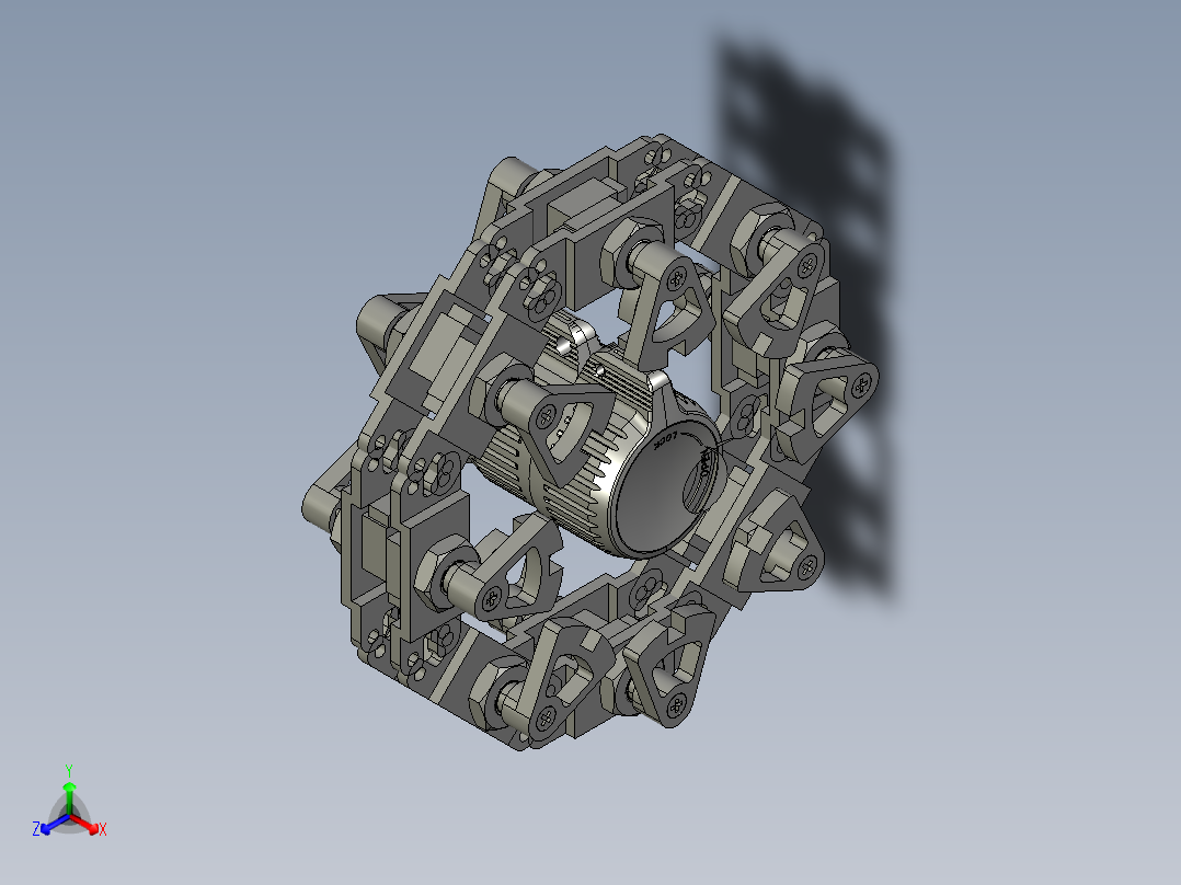 镜头盖组装工装正等轴测图