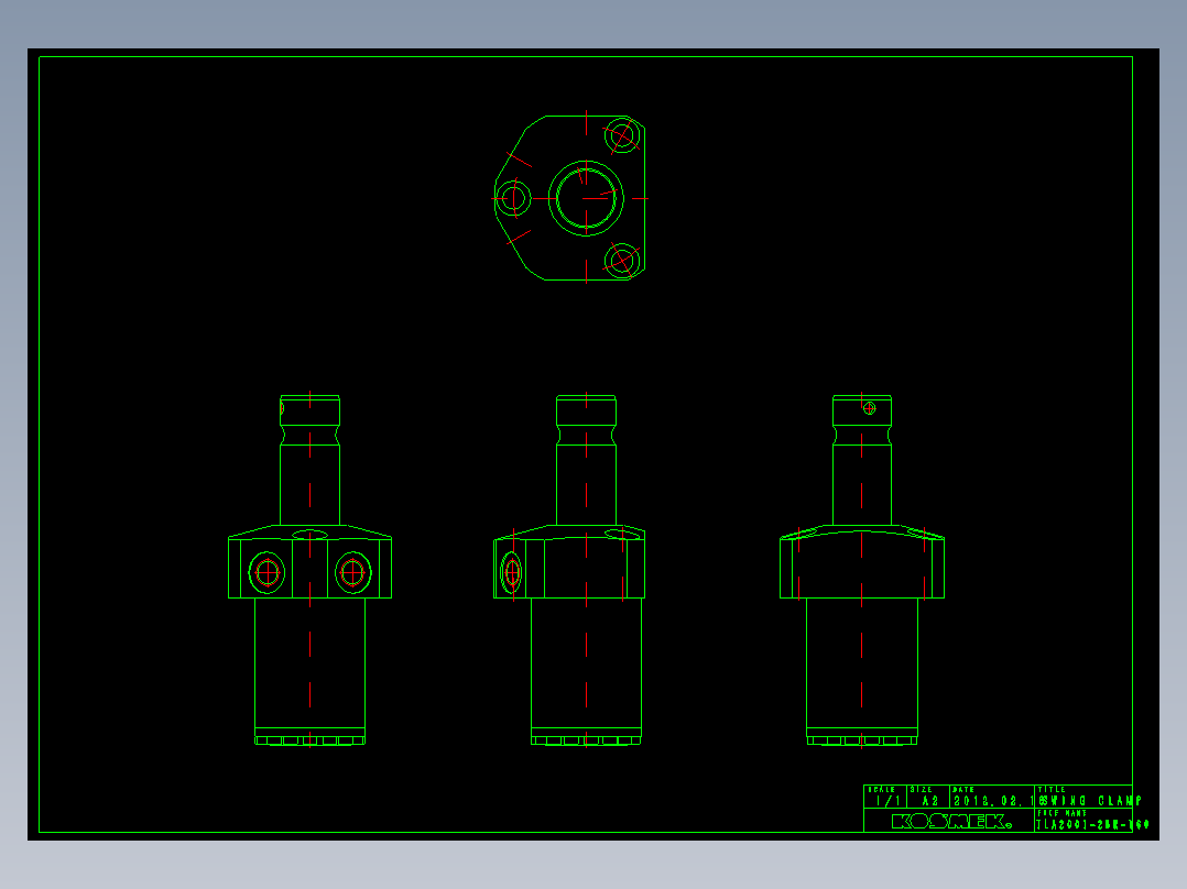 KOSMEKTLA2001-2BR-Y60多系列多零件图纸模型
