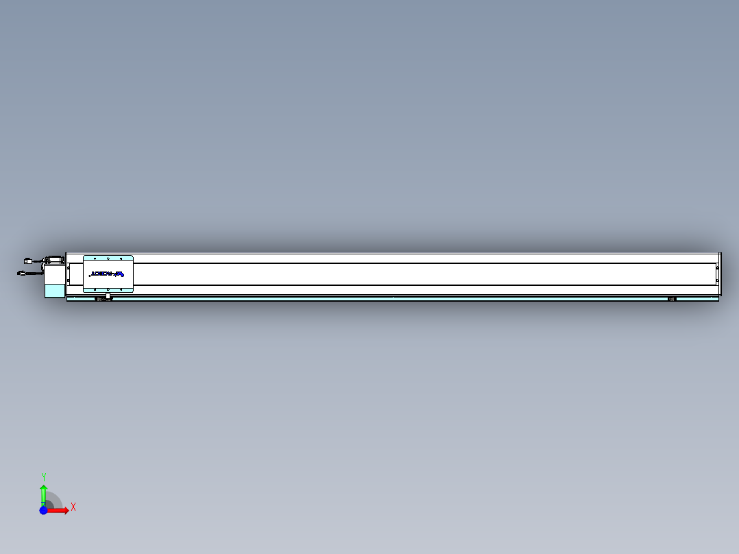 威洛博VBC同步带传动一无尘环境VBC14-L45-S1800-BLD-ZP40-C3前视图