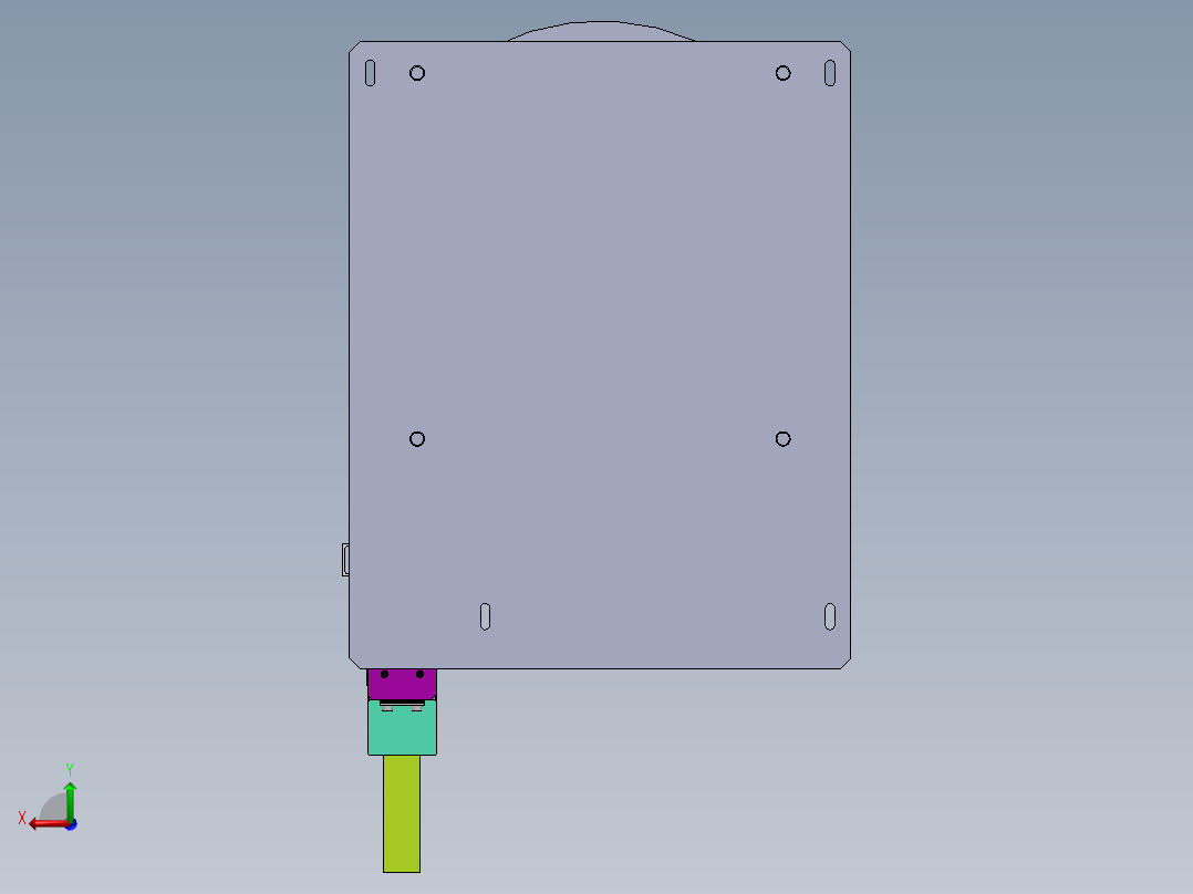 振动盘 外直径450 带直线送料器 300方案1后视图