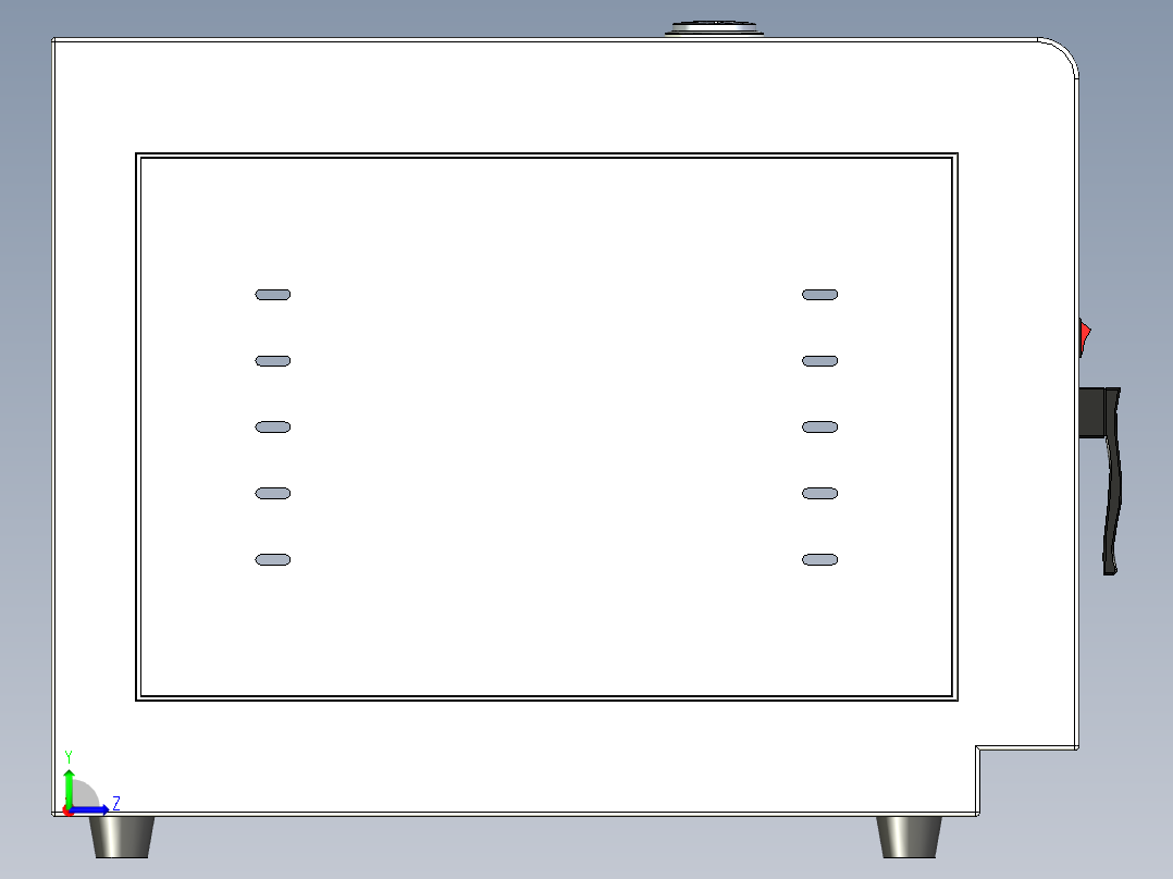 干燥箱子（25）左视图