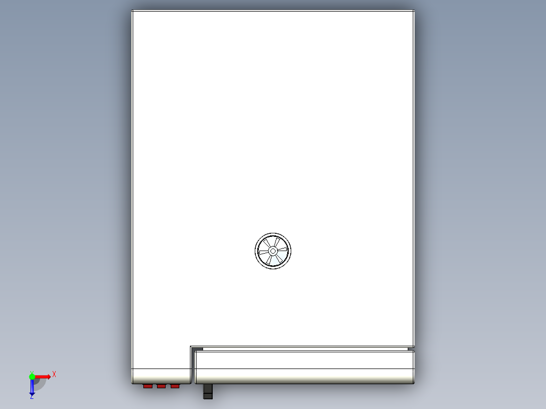 干燥箱子（25）俯视图