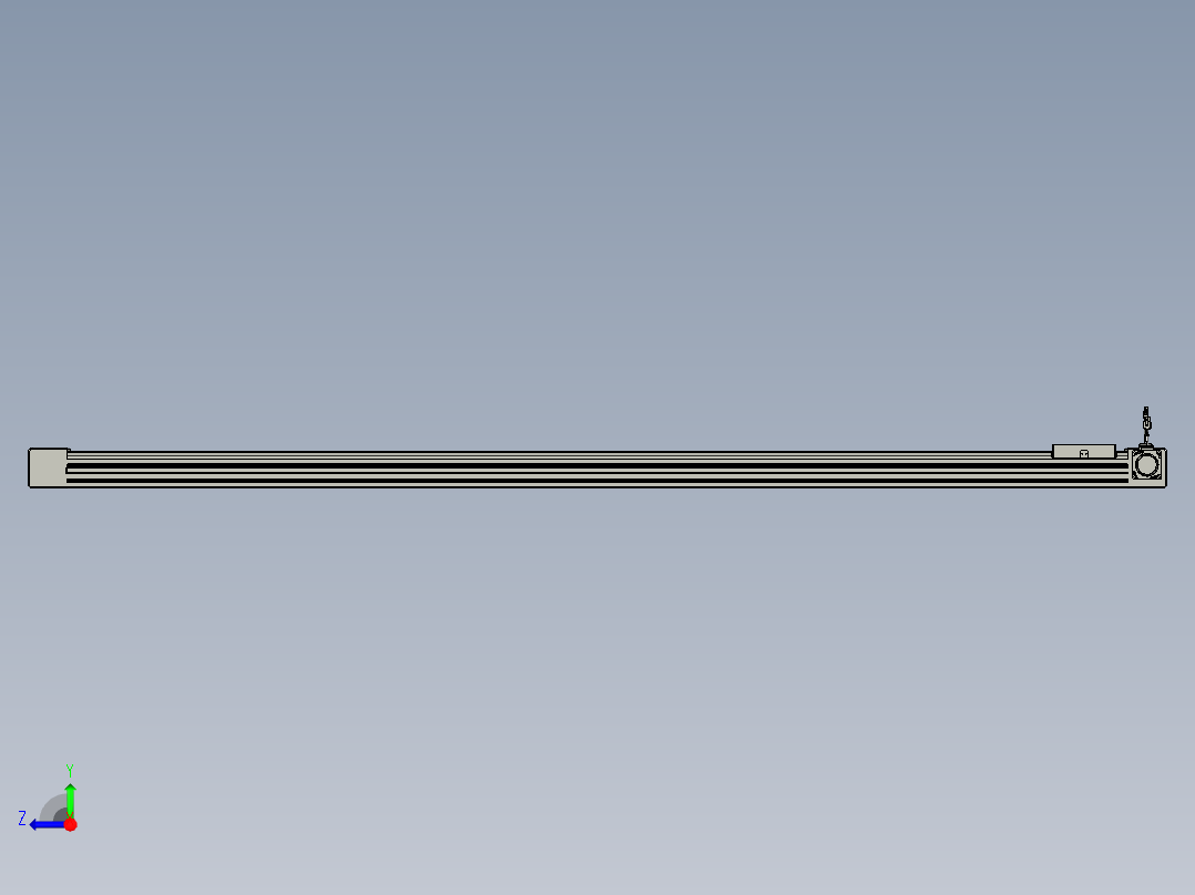 威洛博直线电机模组EB6-L140-S2000-R-P40-MS3右视图