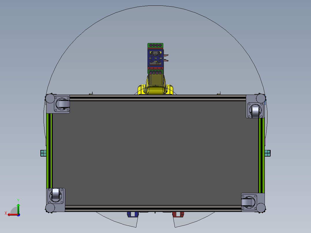 量产模具自动上下料sw18可编辑后视图