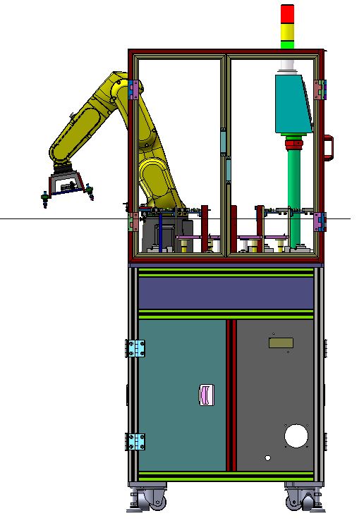 量产模具自动上下料sw18可编辑