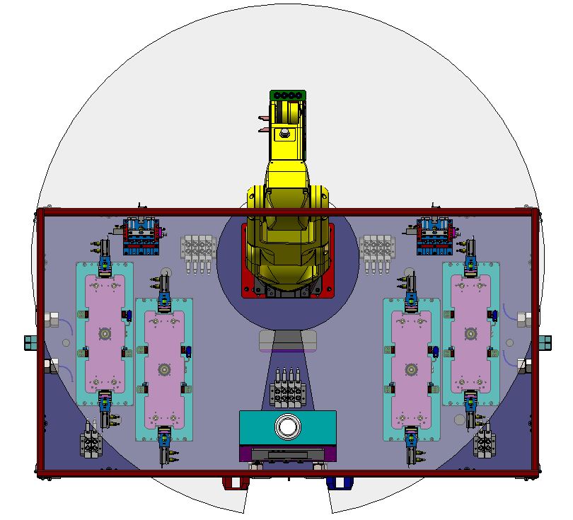 量产模具自动上下料sw18可编辑