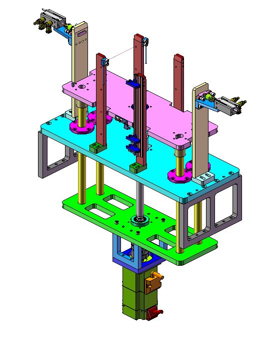 量产模具自动上下料sw18可编辑
