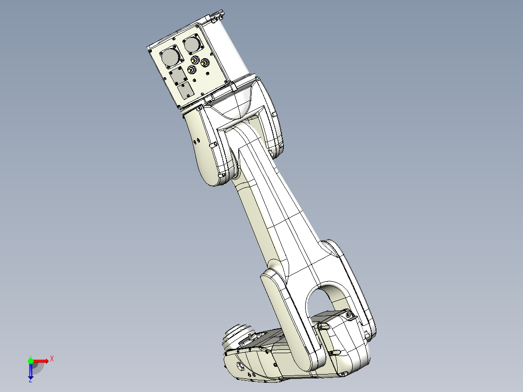 那智机器人nachi mz03el 6axis industrial robot俯视图