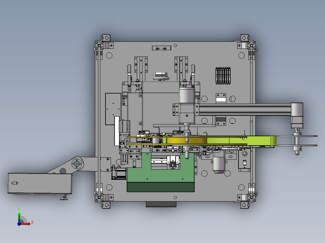 B4_USB TYPE C 高速电子凸轮插针机前视图
