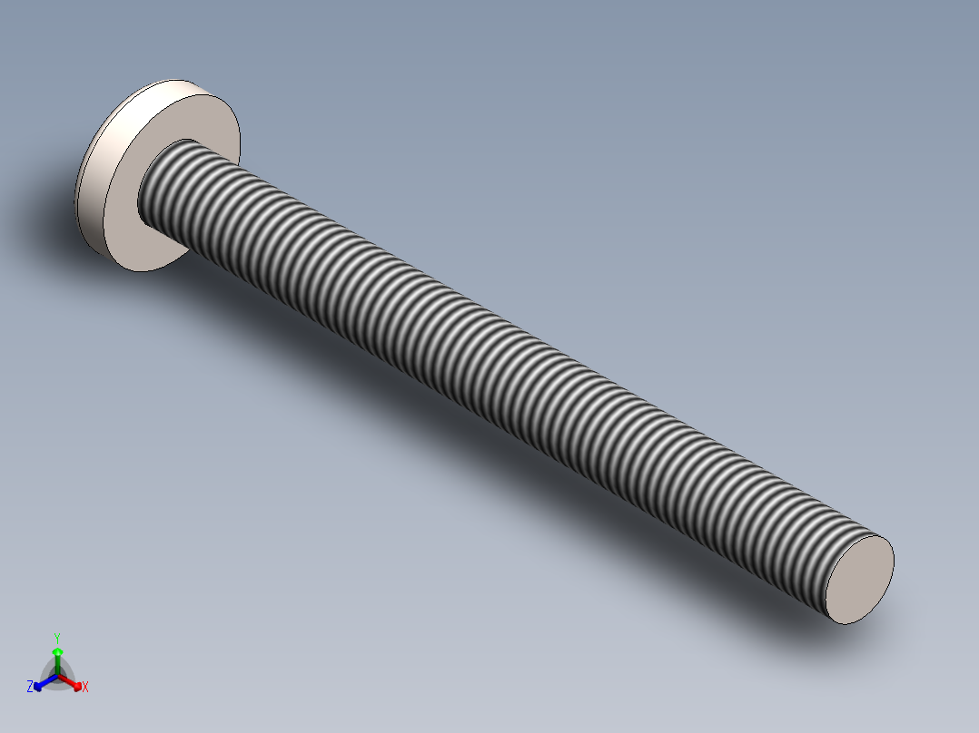 螺丝 M4 十字盘头-M4x40 Screw head.SLDPRT