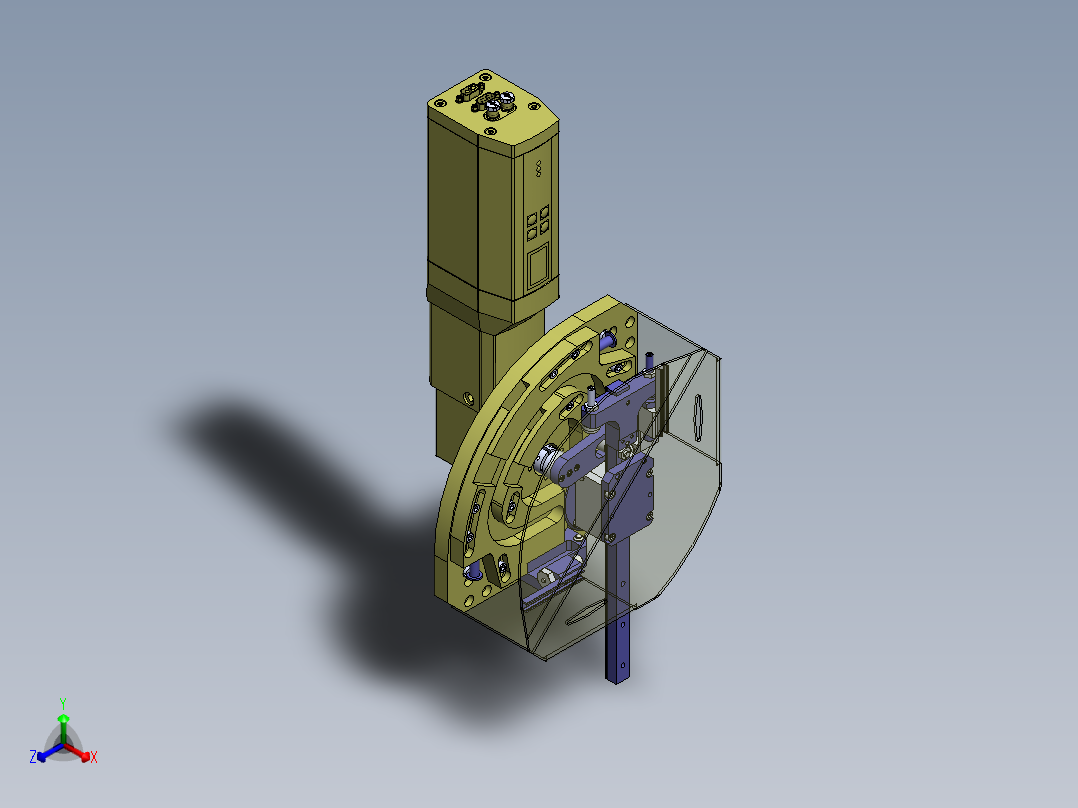 A10 转角快速机械手正等轴测图