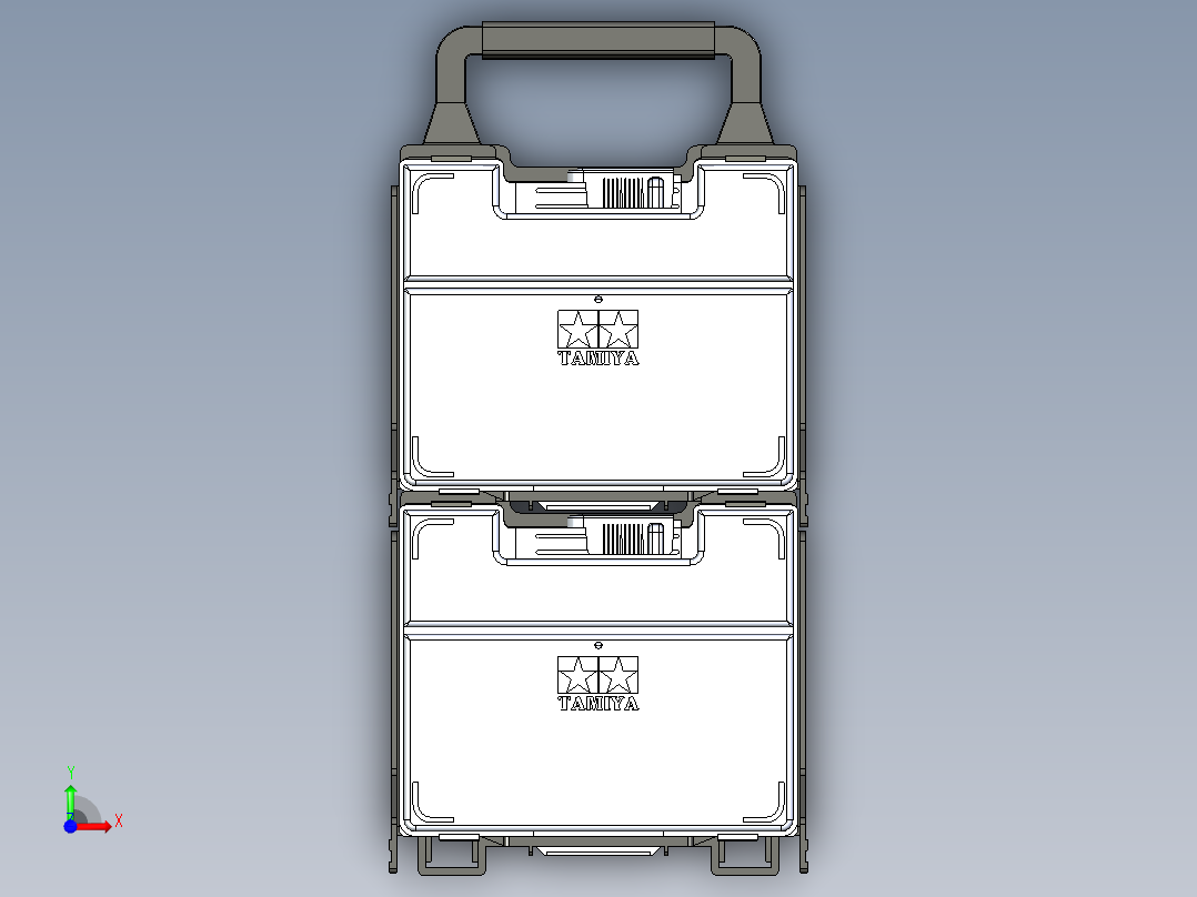 四驱车修理箱前视图